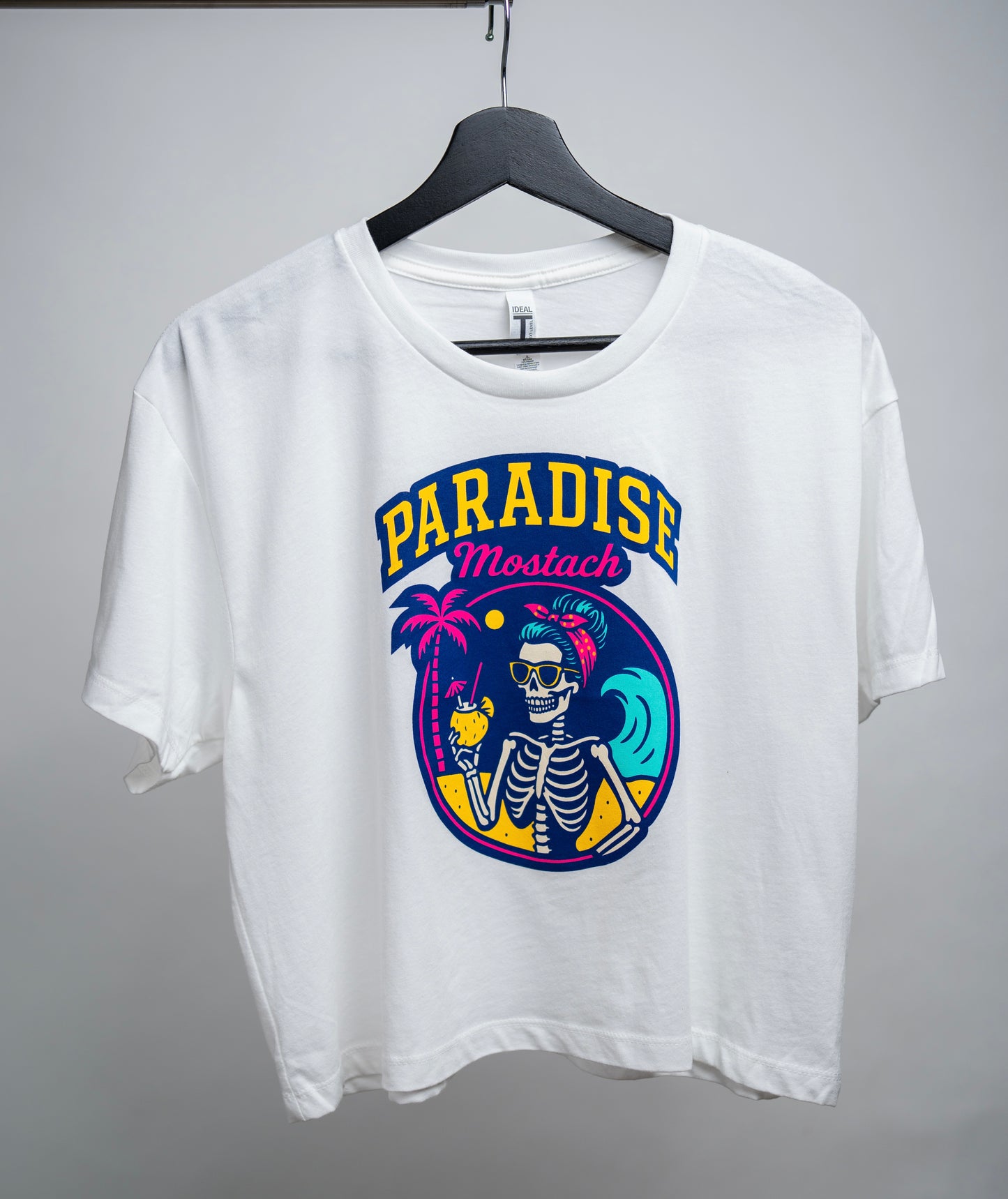Paradise Mostach- Crop top Blanca